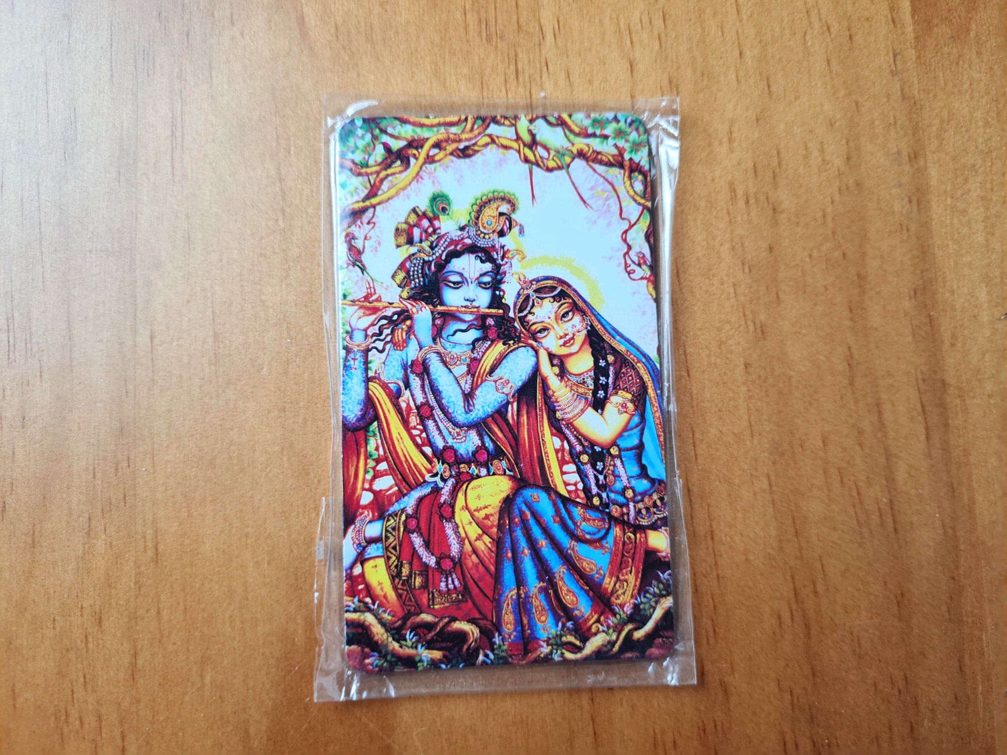 ímã de geladeira Radha e Krishna