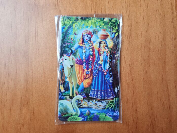 ímã de geladeira Radha e Krishna