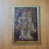 adesivo de Radha & Krishna dourado acabamento fino
