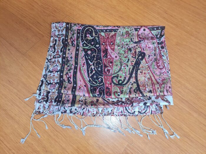 lenço indiano viscose estampa paisley