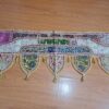 bandô de porta indiano bordado com 5 pontas (toran)