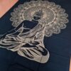 Panô indiano de algodão estampa de Buda linha Gold 2,10m