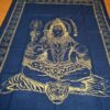 Panô indiano de algodão (colcha) estampa de Shiva linha Gold 2.10m