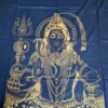 Panô indiano de algodão (colcha) estampa de Shiva linha Gold 2.10m