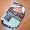 Bolsa indiana 100% Hemp fibra natural com alça longa color etnic grande III