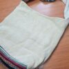 Bolsa indiana 100% Hemp fibra natural com alça longa color etnic grande III