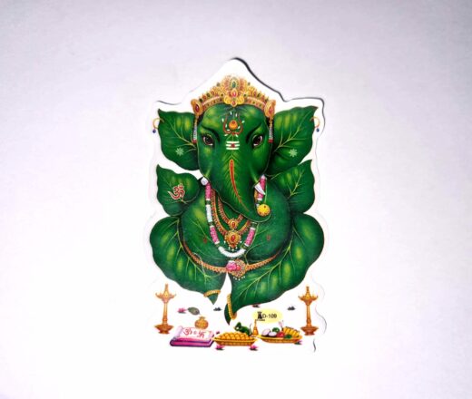 Adesivo de Ganesha fabricado na Índia 10cm