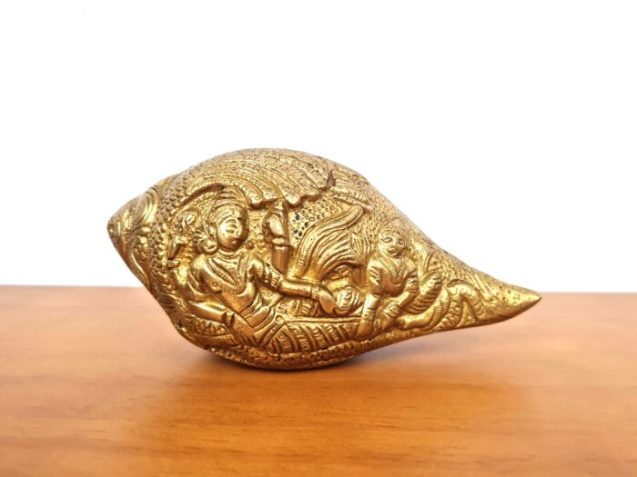 shankha (concha), búzio de Vishnu na concha com