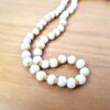 Japamala de sementes de Neem redondas - 7mm (tassel red)