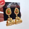 brinco indiano paisley dourado design sino