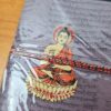 Caderno indiano artesanal estampa de Buda 19x14cm lilás