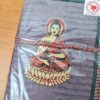 Caderno indiano artesanal estampa de Buda 18x13cm lilás