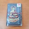 agenda indiana artesanal de Buda cinza 15x10cm