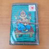 agenda indiana artesanal estampa de Ganesha 15x10cm turquesa