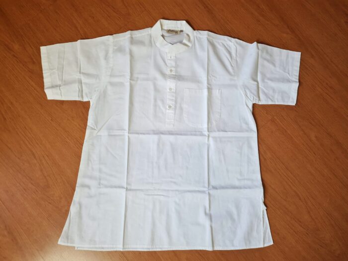 20240529_134618 Camisa indiana masculina clássica de algodão branco