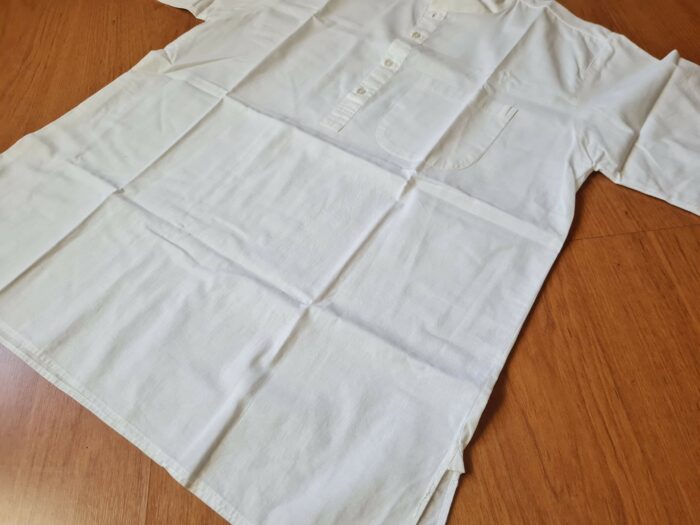 20240529_134624 Camisa indiana masculina clássica de algodão branco