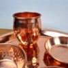 Conjunto de Thali em cobre puro para Poojas 5 peças