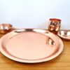 Conjunto de Thali em cobre puro para Poojas 5 peças