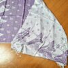 Echarpe indiana algodão com viscose estampa de OM e Shiva lilás