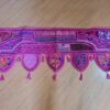 bandô de porta indiano (toran) em patchwork, cor pink e colorido