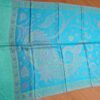 Echarpe indiana  dupla face viscose luxuosa estampa paisleys azul