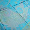 Echarpe indiana  dupla face viscose luxuosa estampa paisleys azul