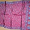 Echarpe indiana  dupla face viscose luxuosa estampa paisleys vermelho e color