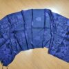 Echarpe indiana algodão com viscose estampa de Ganesha roxo