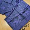 Echarpe indiana algodão com viscose estampa de Ganesha roxo