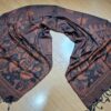 Echarpe indiana algodão com viscose estampa de Ganesha ferrugem