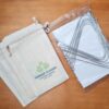 Kit 12 raspadores de aço inox ayurvedico acompanha saquinho de algodão