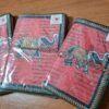 Kit com 3 cadernos indianos artesanais estampa de elefante coral