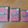 Kit com 3 cadernos indianos artesanais estampa de elefante coral
