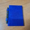 Caderno artesanal indiano estampa de camelos com caneta azul royal
