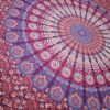 Colcha indiana com 2 fronhas Mandala cores quentes 2,40m