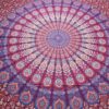 Colcha indiana com 2 fronhas Mandala cores quentes 2,40m