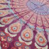 Colcha indiana com 2 fronhas Mandala cores quentes 2,40m