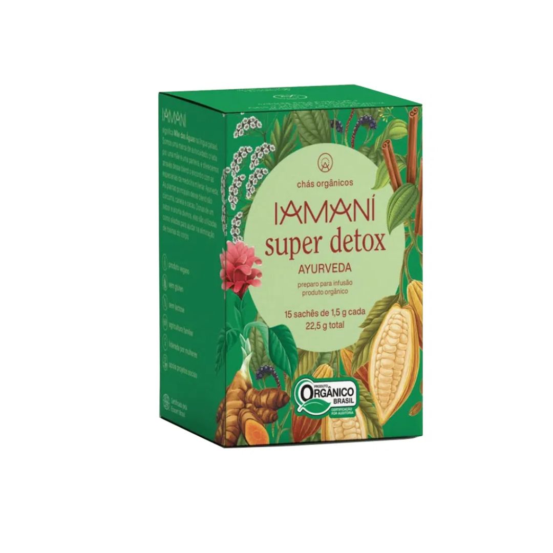 Chá Funcional Orgânico Super Detox Iamaní 22g
