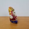 Ganesha de metal esmaltado com técnica Cloisonné branco e color 6cm