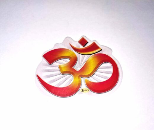 20230921_122344 Adesivo de OM (aum). Basta retirar a película da parte traseira e colar onde desejar, 8cm x 6cm