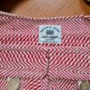 Bolsa indiana 100% Hemp fibra natural com alça longa vermelha