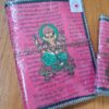Kit com 3 cadernos indianos artesanais estampa de Ganesha rosa