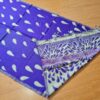 Echarpe indiana algodão com viscose dupla face bege e roxo