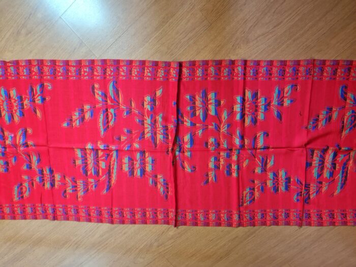 20231228_161745 Echarpe indiana algodão com viscose dupla face vermelho