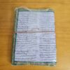 Caderno artesanal indiano estampa de Ganesha 20x15cm lilás claro