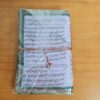 Caderno artesanal indiano estampa de Ganesha 15x10cm lilás claro