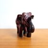 Elefante de pedra sabão pintado e esculpido a mão 9cm