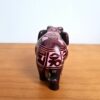 Elefante de pedra sabão pintado e esculpido a mão 9cm
