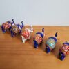 Kit 6 mini elefantinhos indianos para presentear