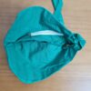 Bolsinha de Japamala estampa bordada de Jagannath verde